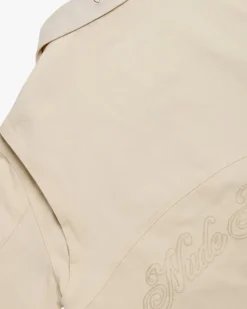 Heavy Canvas Trucker Jacket Offwhite