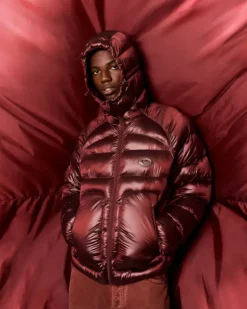 Iconic Puffer Jacket Burgundy