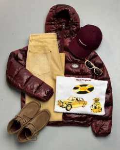 Iconic Puffer Jacket Burgundy