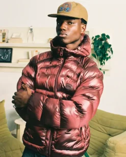 Iconic Puffer Jacket Burgundy