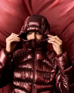 Iconic Puffer Jacket Burgundy