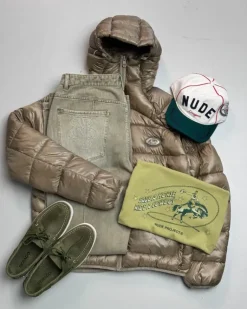 Iconic Puffer Jacket Olive Green