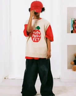 Jersey Apple Crew Vest Azul