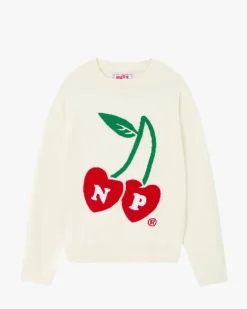 Jersey Cerise Blanco Crema