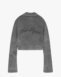 Jersey Con Cremallera First Class Gris Oscuro