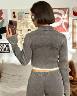 Jersey Con Cremallera First Class Gris Oscuro