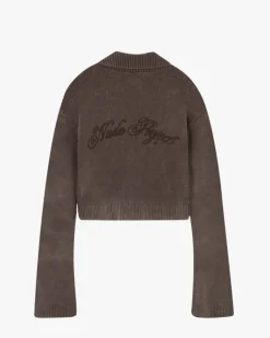 Jersey Con Cremallera First Class Marrón