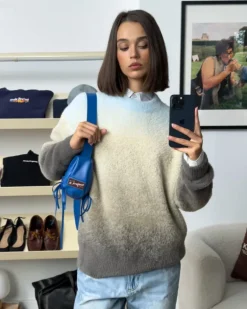 Jersey Gradient Cozy Azul Cielo