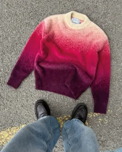 Jersey Gradient Cozy Rojo