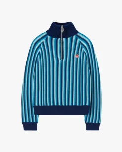 Jersey Quarter Zip Teteo Azul