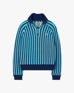 Jersey Quarter Zip Teteo Azul
