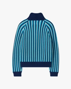 Jersey Quarter Zip Teteo Azul
