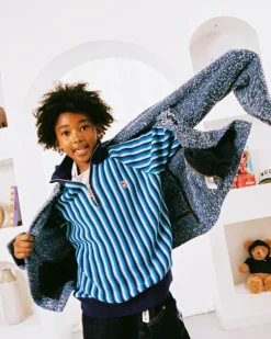 Jersey Quarter Zip Teteo Azul
