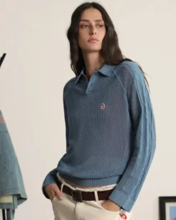 Jersey Raglan Polo Azul