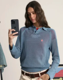Jersey Raglan Polo Azul