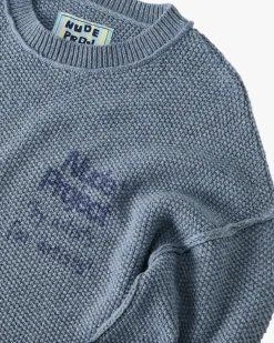 Jersey Reversed Seams Azul