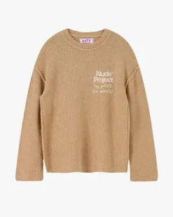 Jersey Reversed Seams Marrón