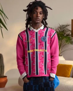 Jersey Rosel Football Polo Rosa