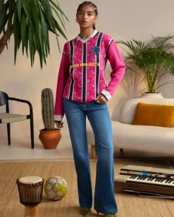 Jersey Rosel Football Polo Rosa