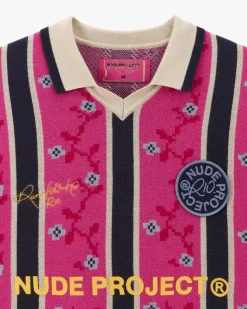 Jersey Rosel Football Polo Rosa