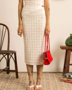 Laca Skirt White