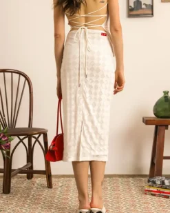 Laca Skirt White