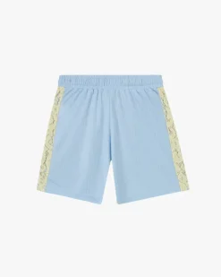 Lace Football Short Baby Blue