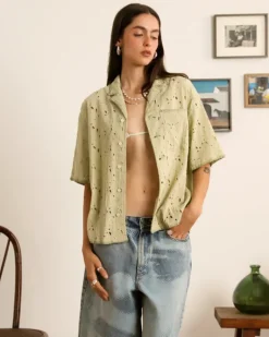 Leaf Shirt Green