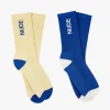 Logo Socks Blue/Yellow 2Xpack