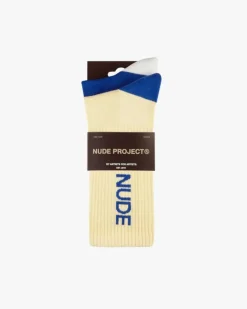 Logo Socks Blue/Yellow 2Xpack
