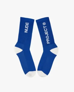 Logo Socks Blue/Yellow 2Xpack