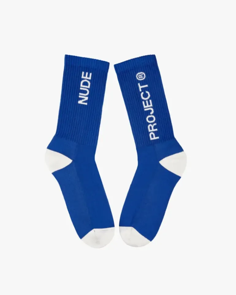 Logo Socks Blue/Yellow 2Xpack