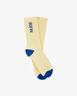 Logo Socks Blue/Yellow 2Xpack