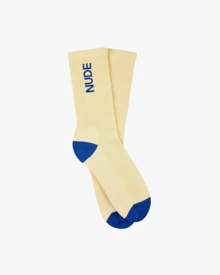 Logo Socks Blue/Yellow 2Xpack