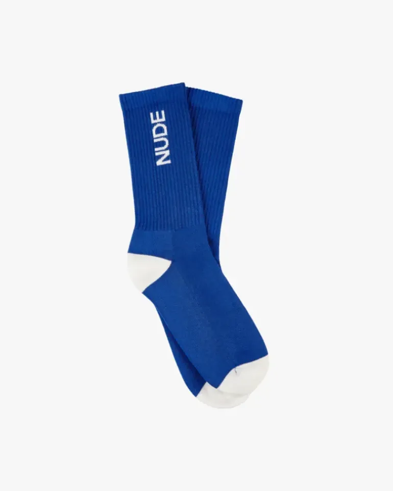 Logo Socks Blue/Yellow 2Xpack