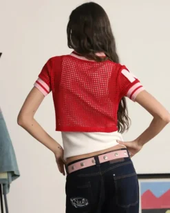 Mesh Top Red