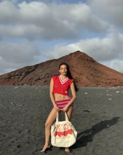 Mesh Top Red
