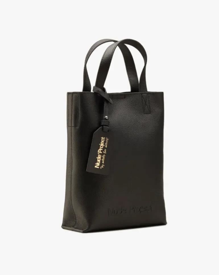 Minimal Leather Bag Black