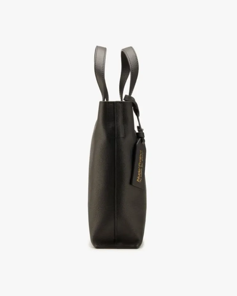 Minimal Leather Bag Black