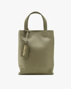 Minimal Leather Bag Olive