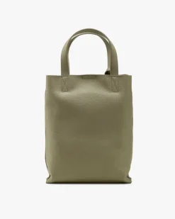 Minimal Leather Bag Olive