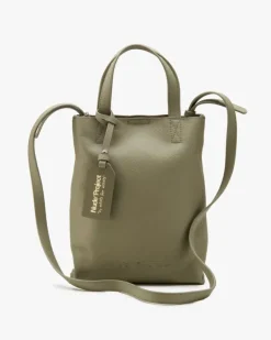 Minimal Leather Bag Olive