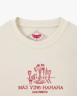 Más Vino Tee Cru