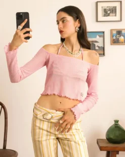 Not Your Baby Top Pink