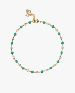 Palmas Necklace Blue