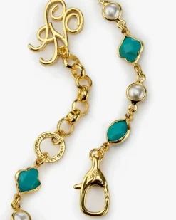 Palmas Necklace Blue