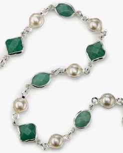 Palmas Necklace Green