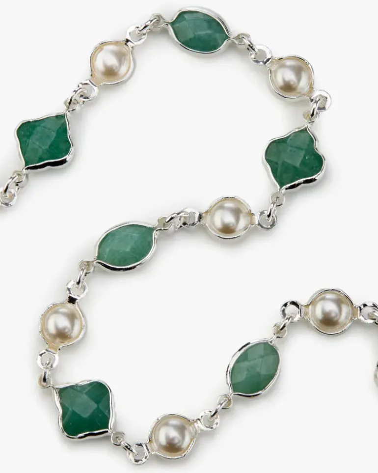 Palmas Necklace Green