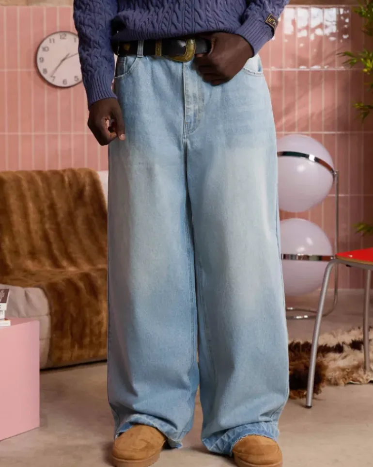 Pantalón Baggy Azul Old