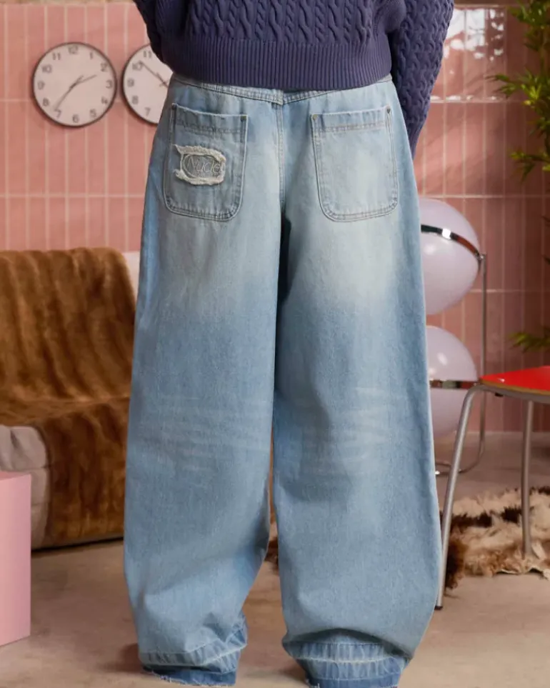 Pantalón Baggy Azul Old
